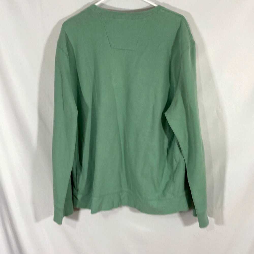 Nautica Nautica Mens Green Round Neck Long Sleeve… - image 2