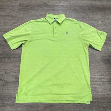 Footjoy FootJoy Polo Shirt Large Green Outdoor Pe… - image 1