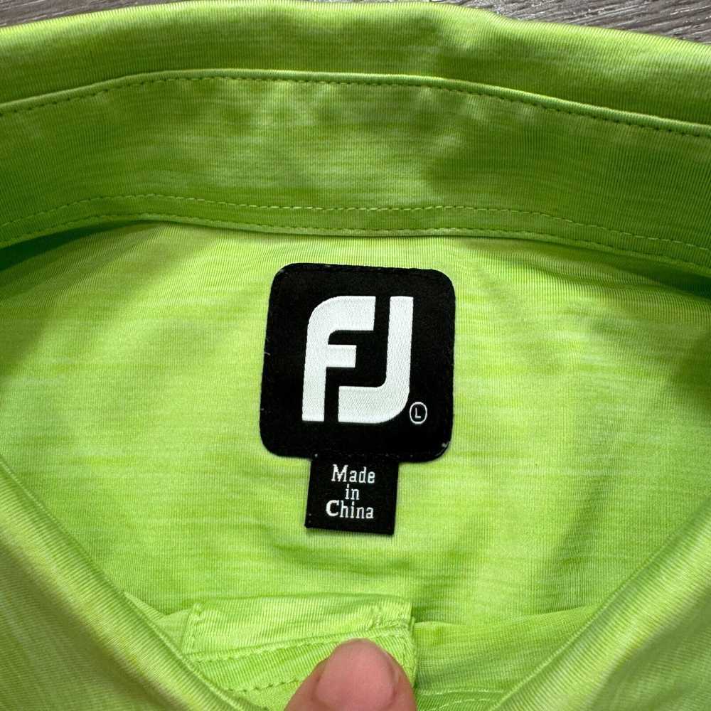 Footjoy FootJoy Polo Shirt Large Green Outdoor Pe… - image 5