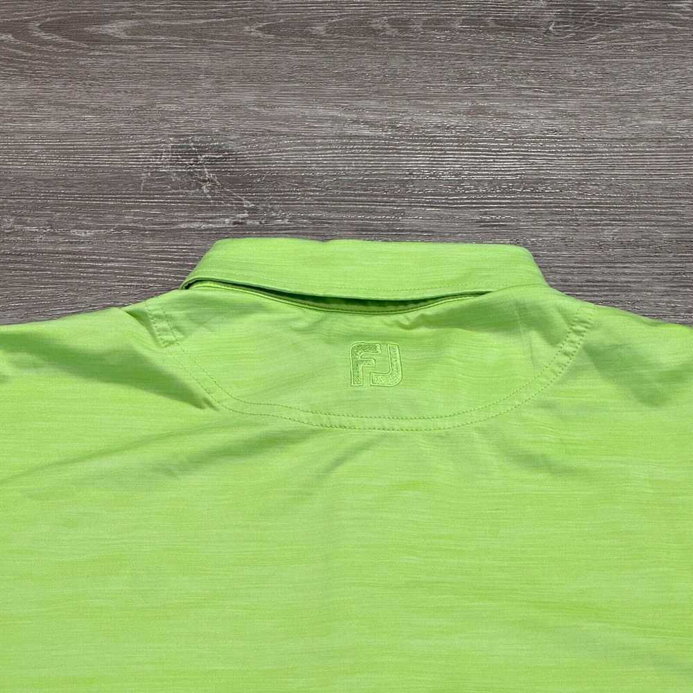 Footjoy FootJoy Polo Shirt Large Green Outdoor Pe… - image 7