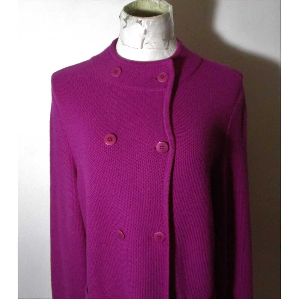 Talbots Women's TALBOTS Magenta Lambswool Nylon D… - image 2