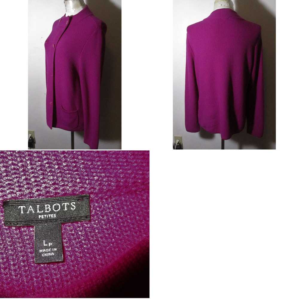 Talbots Women's TALBOTS Magenta Lambswool Nylon D… - image 4