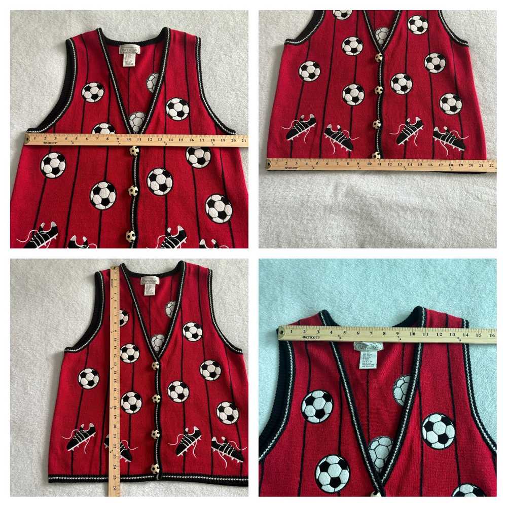 Vintage Mandal Bay Ladies Soccer Sweater Vest Nov… - image 6