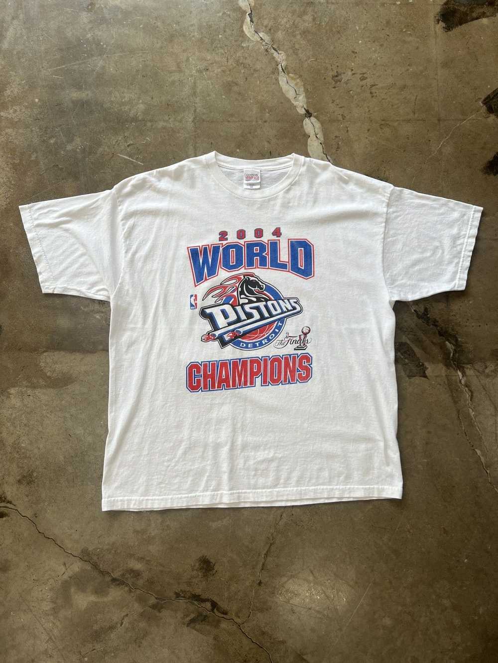 NBA × Vintage Vintage 2004 NBA Pistons World Cham… - image 2