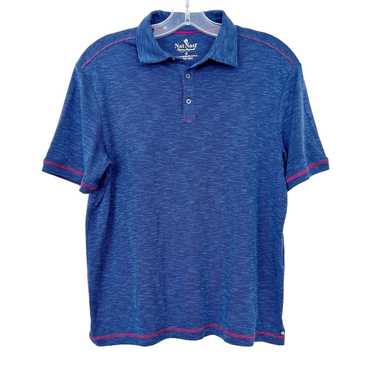 Nat Nast Nat Nast Blue Short Sleeve Polo Sz M