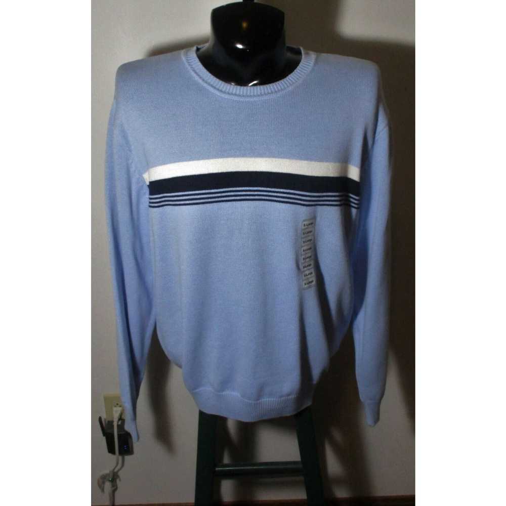 Club Room Men's CLUB ROOM Blue Long Sleeve Crewne… - image 1