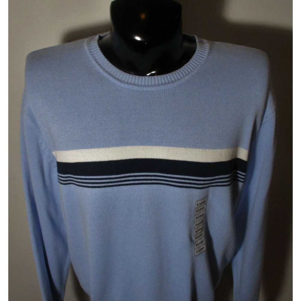 Club Room Men's CLUB ROOM Blue Long Sleeve Crewne… - image 2