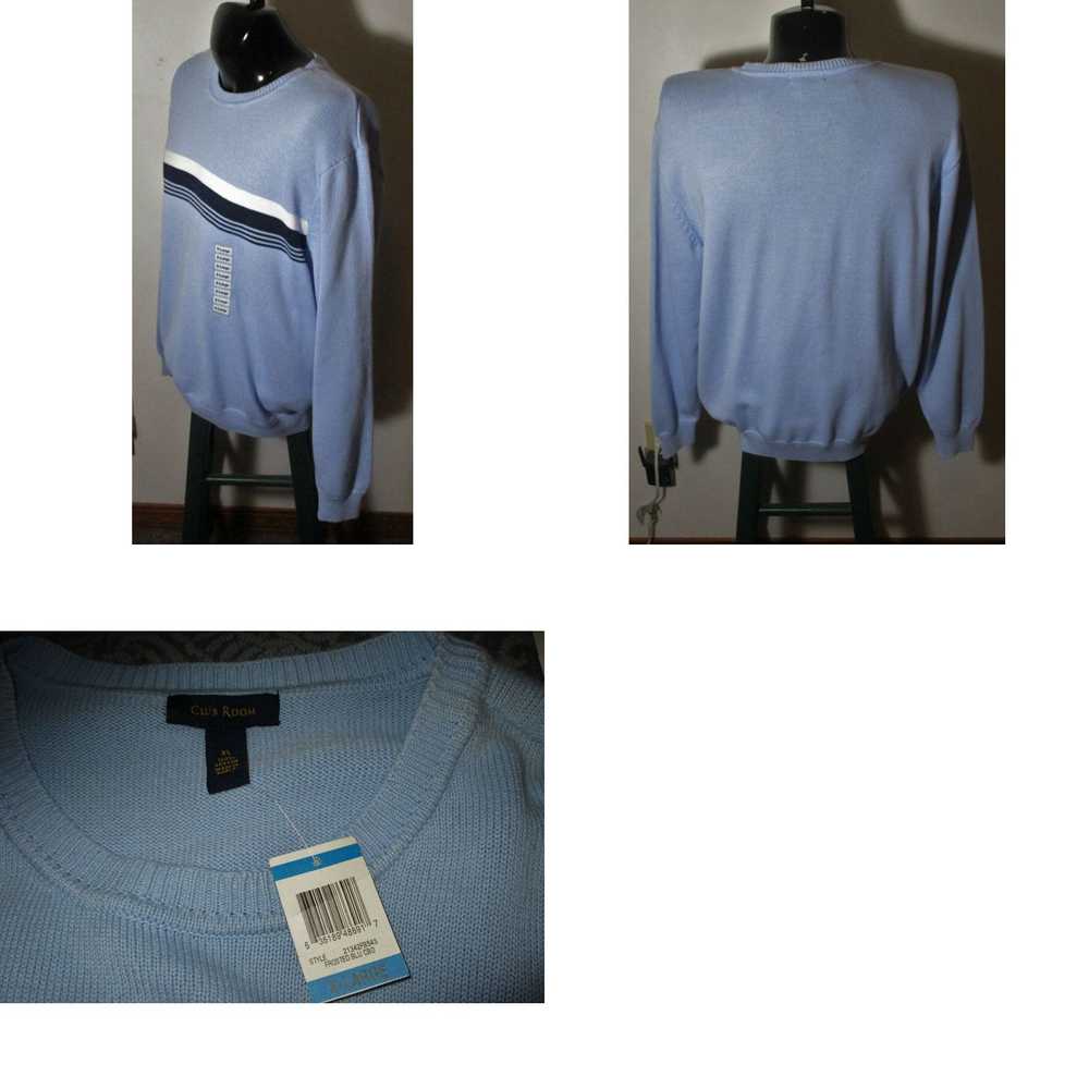 Club Room Men's CLUB ROOM Blue Long Sleeve Crewne… - image 4