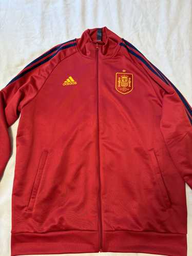 Adidas Spain 2022 World Cup Red Jacket