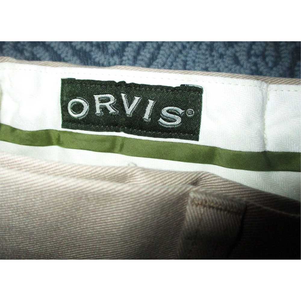 Orvis Men's ORVIS Khaki "Comfort Waist" Chino Pan… - image 5