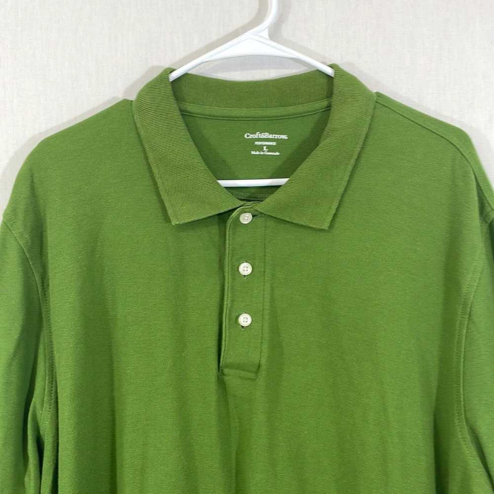 Croft & Barrow Croft & Barrow Mens Green Cotton S… - image 3