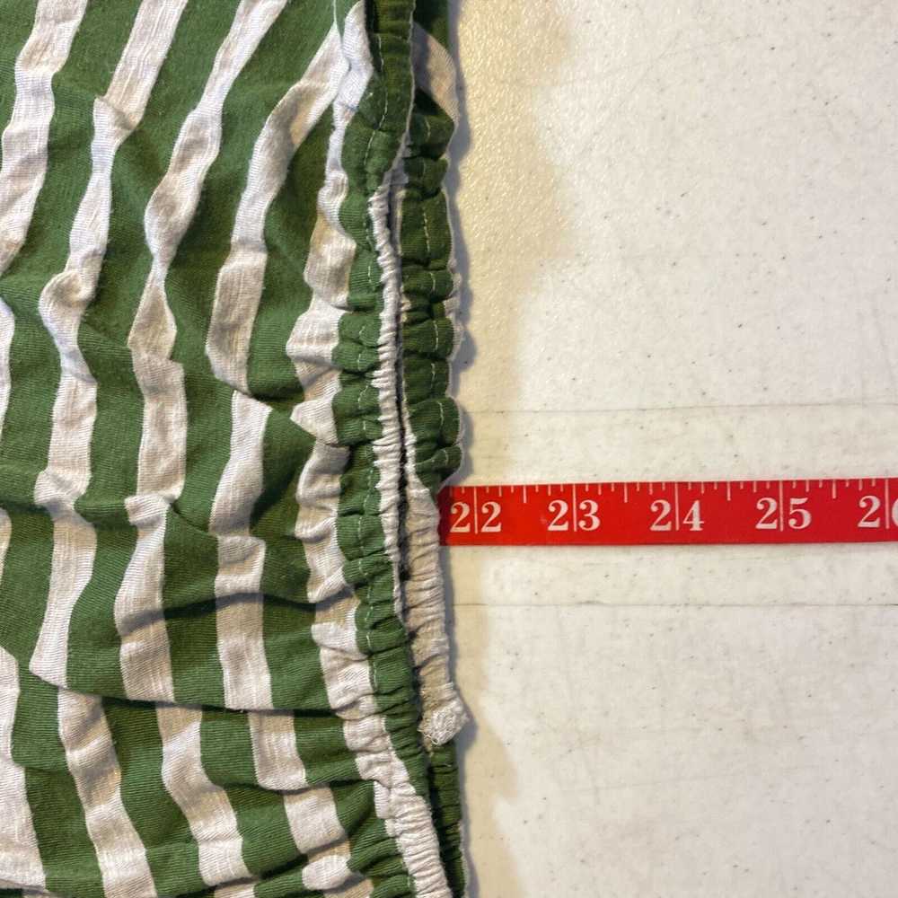 Vintage Coolwear Womens Green Striped Three Quart… - image 4