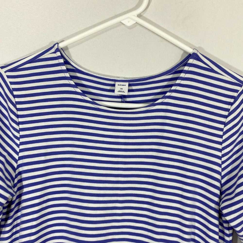 Old Navy Old Navy Womens Blue Striped Short Sleev… - image 3