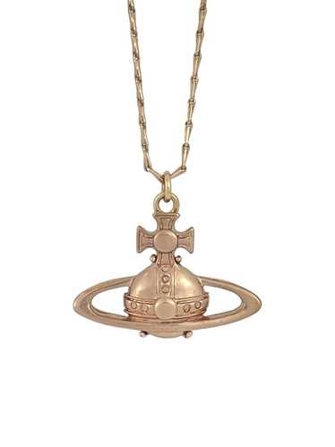 Vivienne Westwood Rose Gold Suzie Orb Necklace