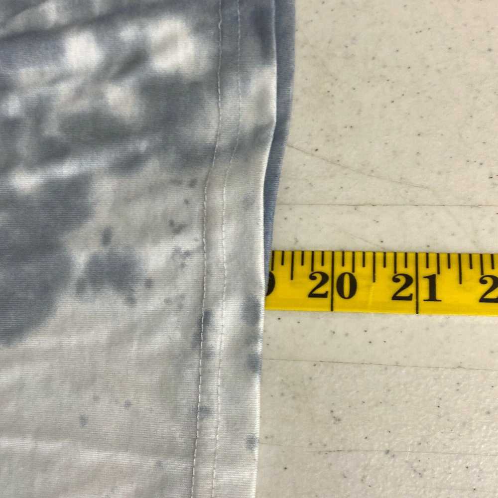 Vintage Romwe Womens Gray Tie Dye Crew Neck Short… - image 5