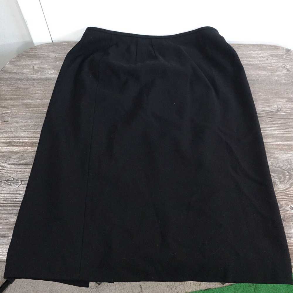 Kasper NWT KASPER & COMPANY ASL WOOL BLACK SKIRT … - image 1