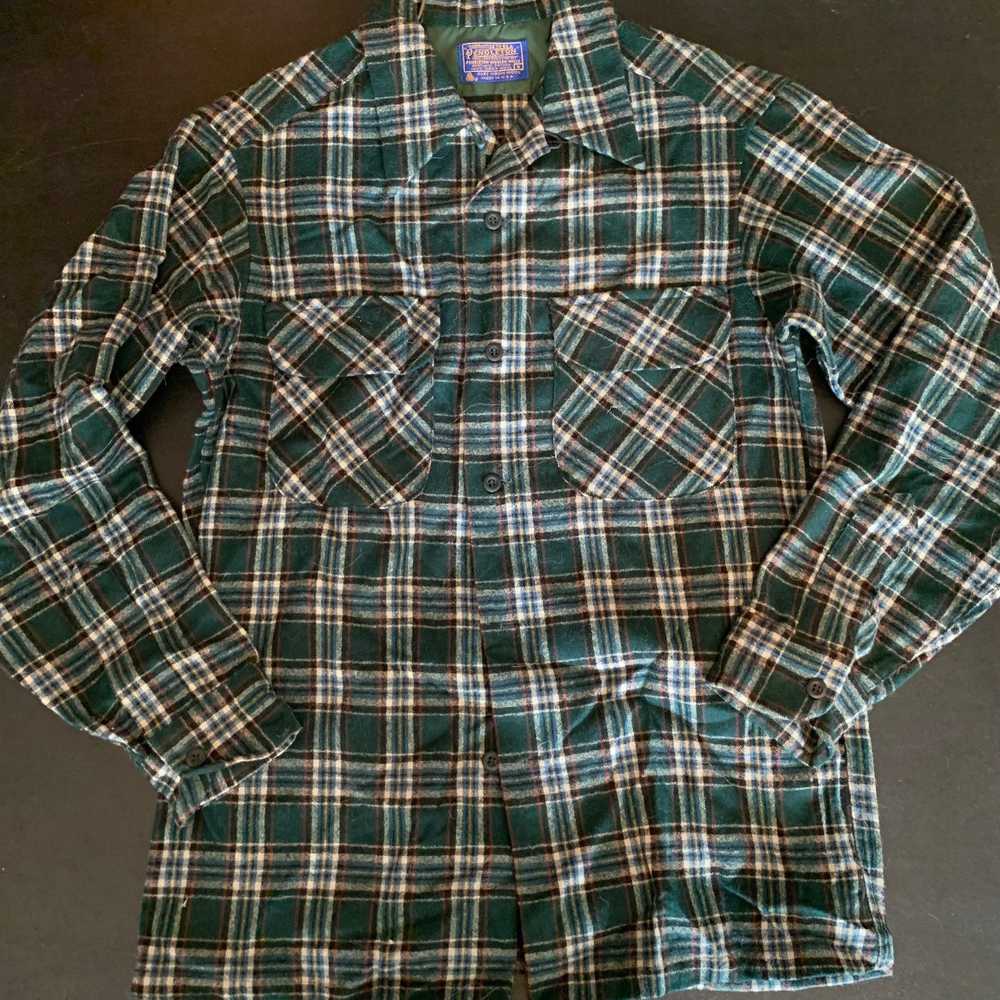 Pendleton × Vintage 1960s Pendleton Board Shirt G… - image 1