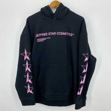 Vintage Jeffree Star Cosmetics Hoodie Adult XL Bl… - image 1