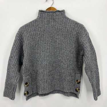 Madewell Madewell Sweater Women's S Gray Knit Pul… - image 1