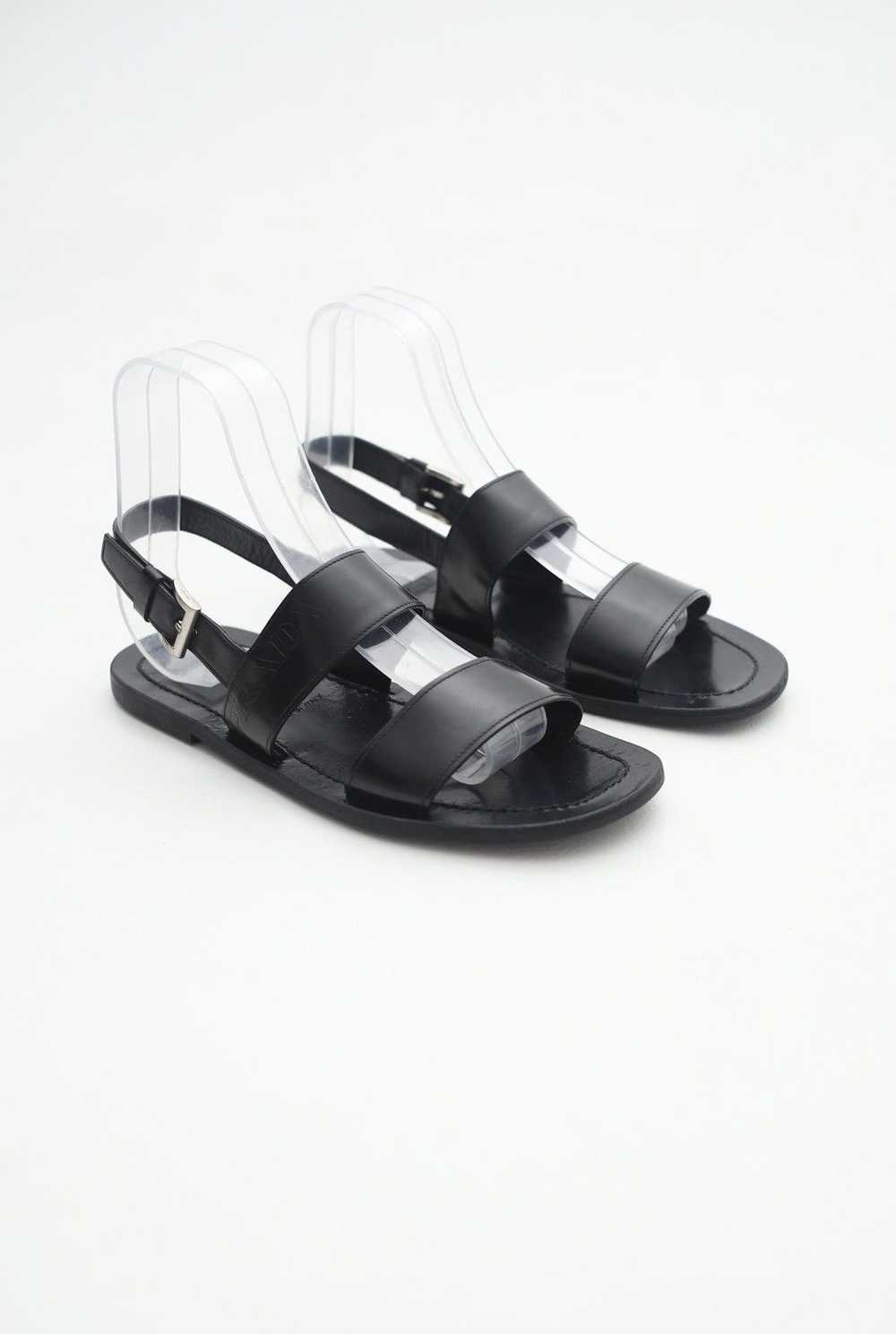 Prada PRADA MILANO Leather Summer Logo Sandals - image 2