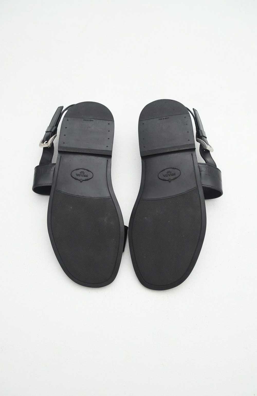 Prada PRADA MILANO Leather Summer Logo Sandals - image 8