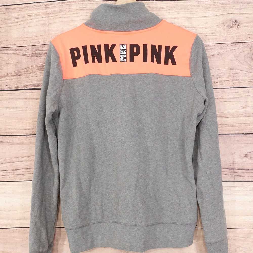 Vintage PINK VICTORIA'S SECRET GREY ORANGE 1/4 ZI… - image 3