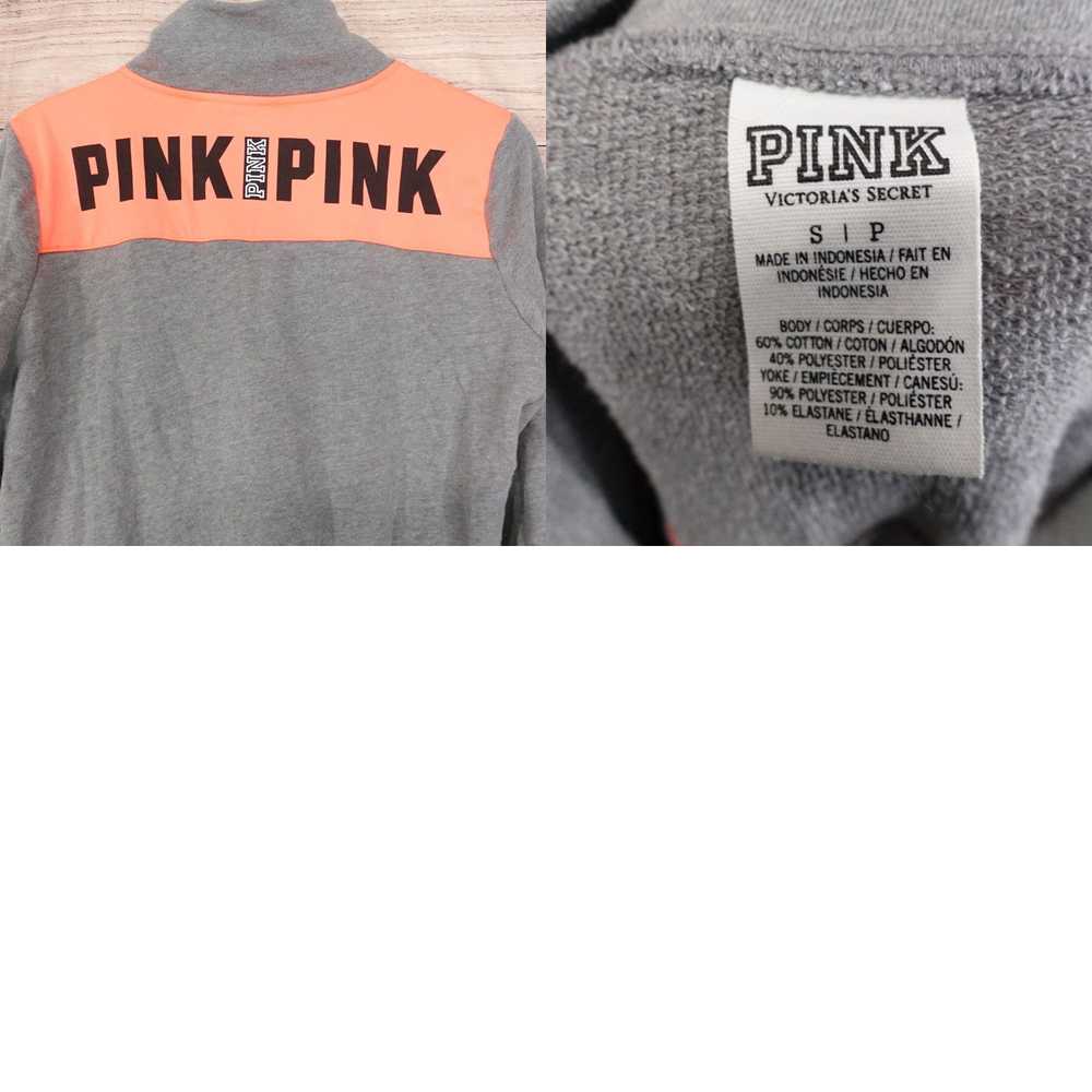 Vintage PINK VICTORIA'S SECRET GREY ORANGE 1/4 ZI… - image 4