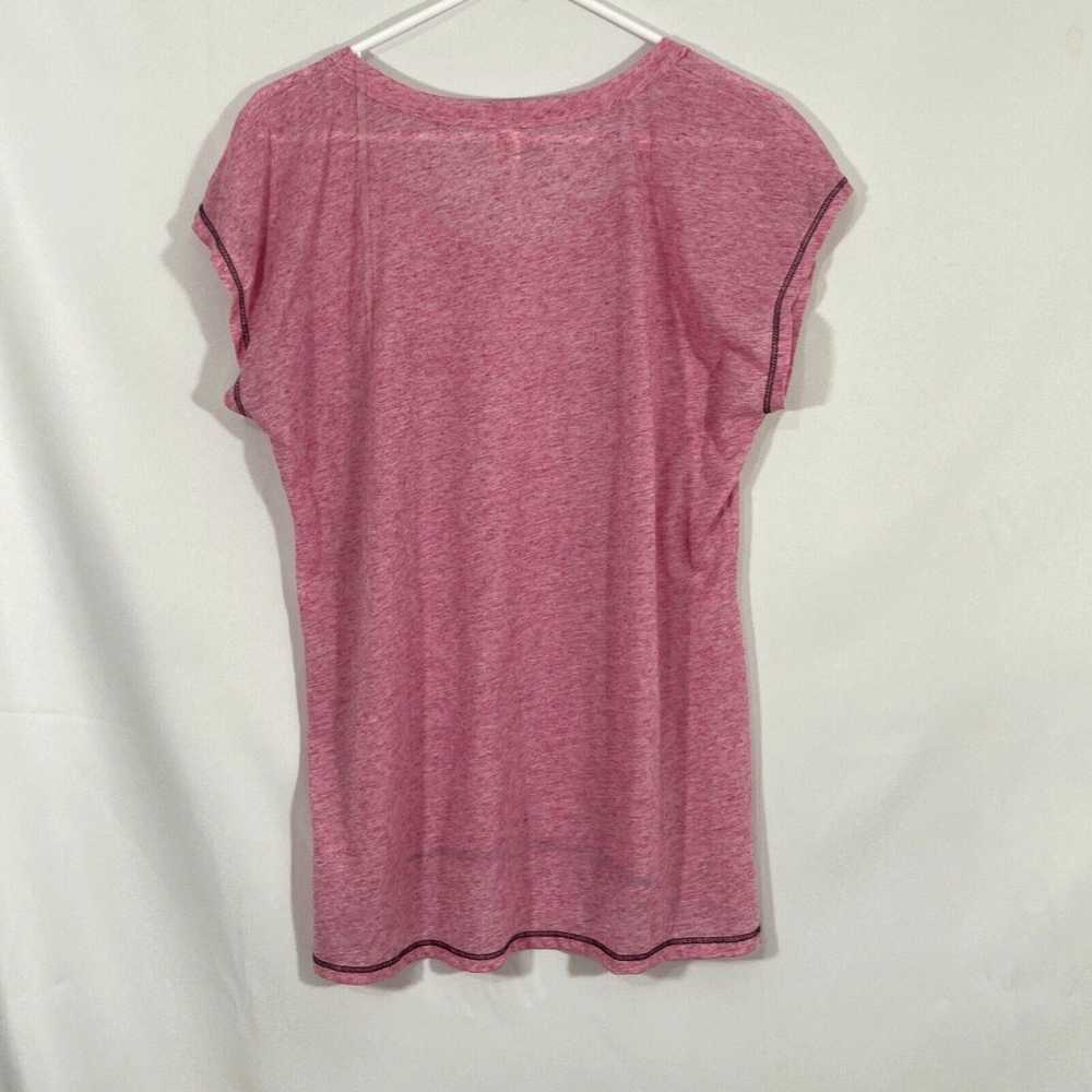 Vintage No Boundries Womens Pink Heather Cap Slee… - image 2