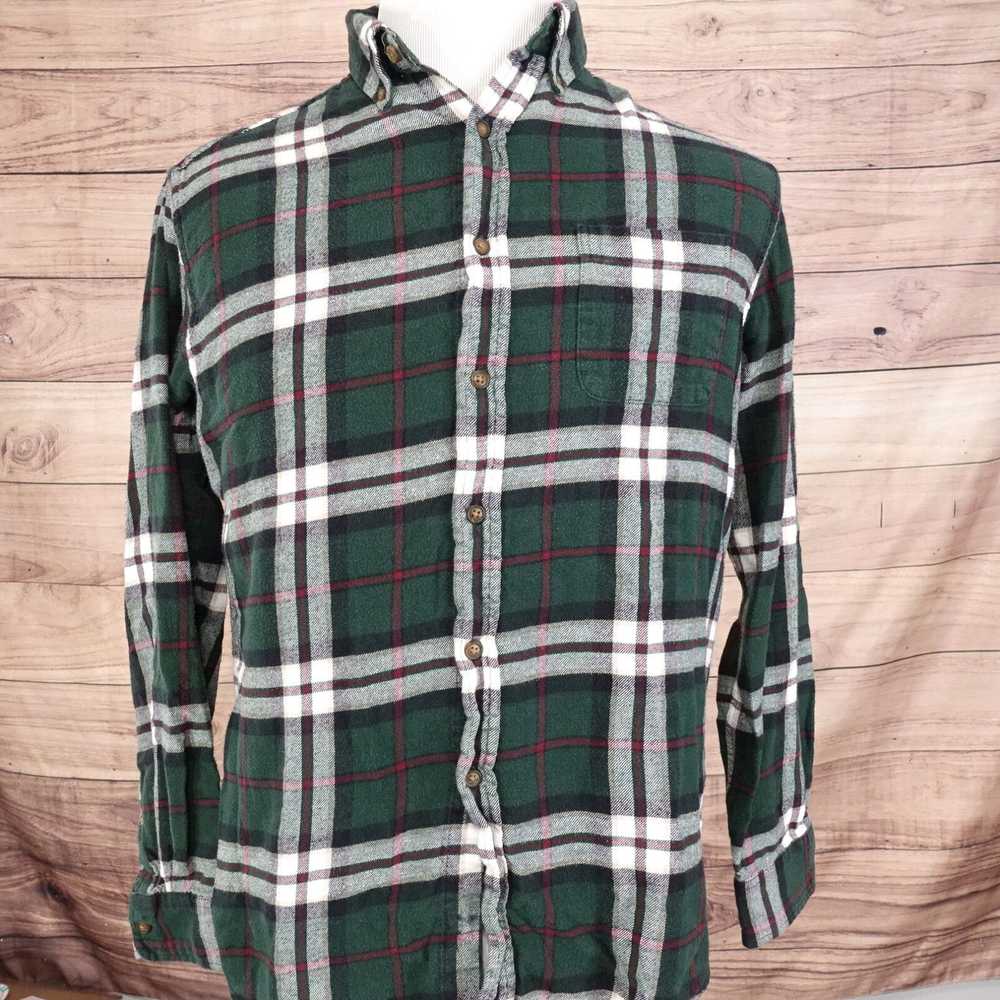 Croft & Barrow CROFT AND BARROW GREEN PLAID LONG … - image 2