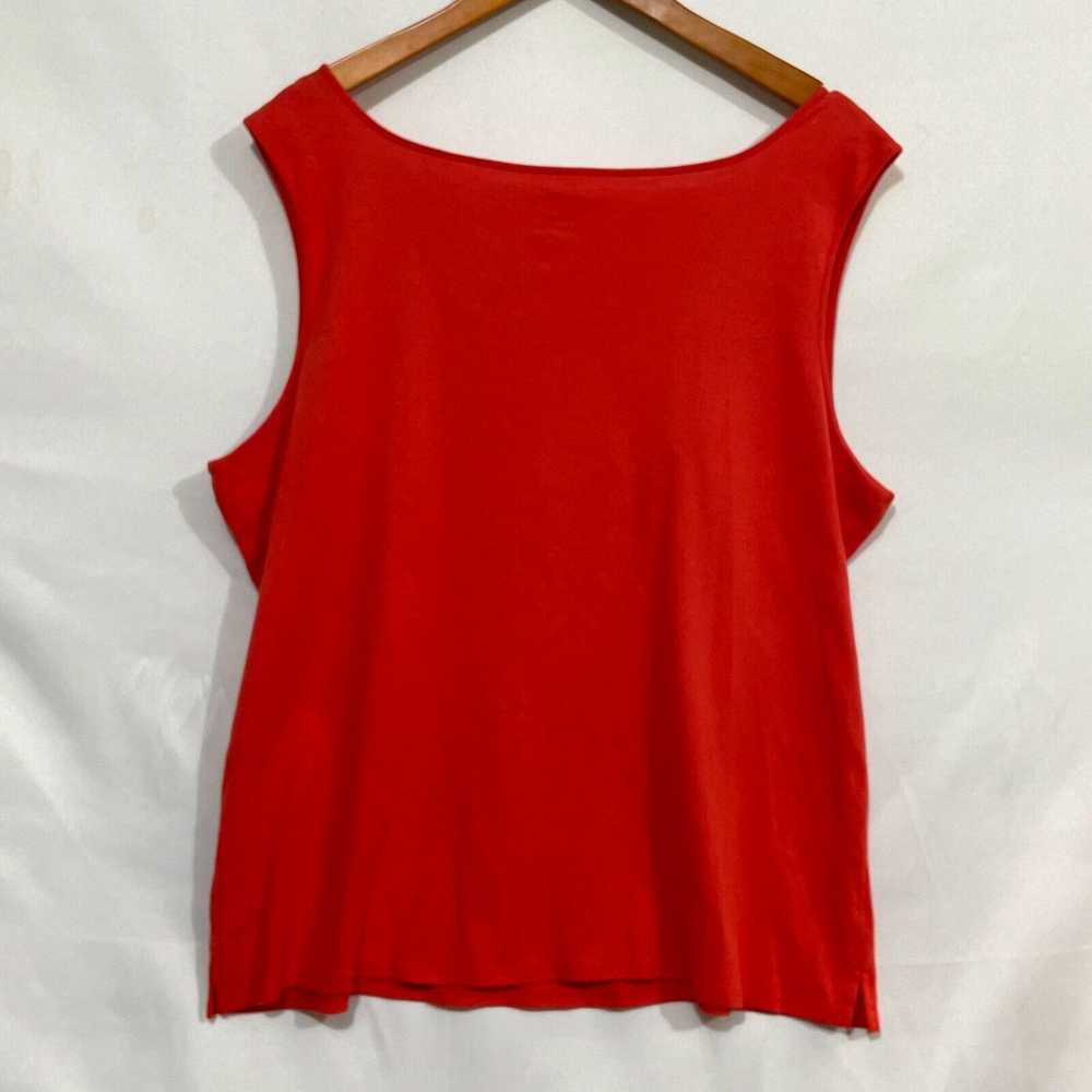 Vintage Ruby Rd Womens Orange Casual Sleeveless S… - image 2