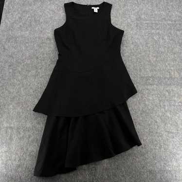 Bar Iii Bar III Womens Black Casual Ruffle Asymme… - image 1