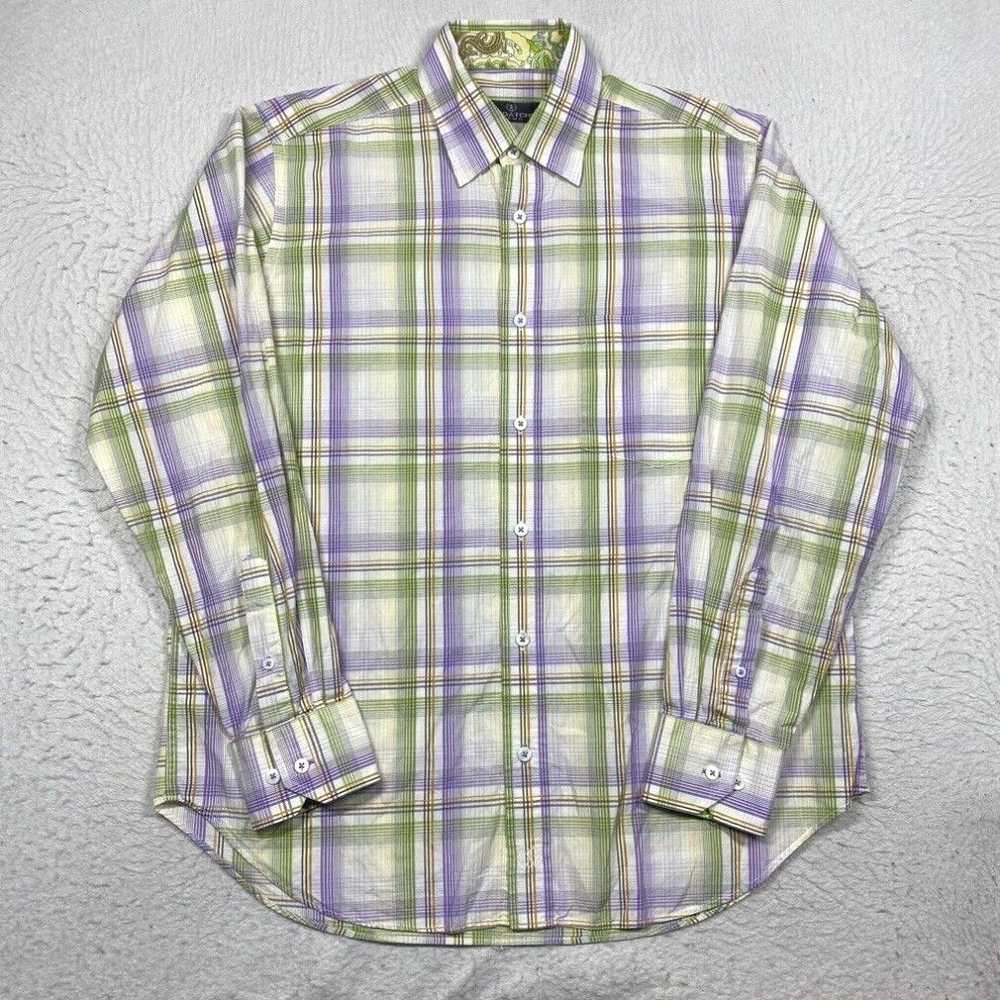 Bugatchi Bugatchi Uomo Shirt Mens Medium Multicol… - image 1