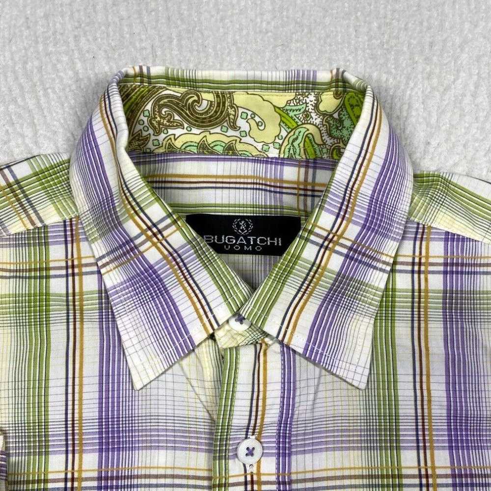 Bugatchi Bugatchi Uomo Shirt Mens Medium Multicol… - image 3