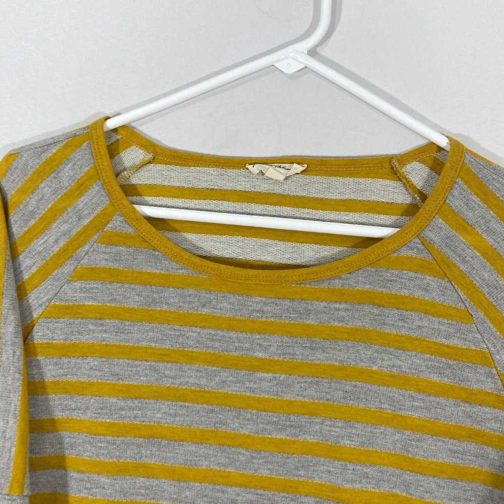 Vintage Jane And Delancey Womens Gray Striped Rou… - image 3