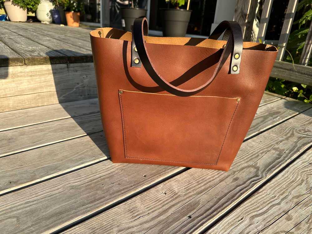 Portland Leather Leather Tote Bag - image 10