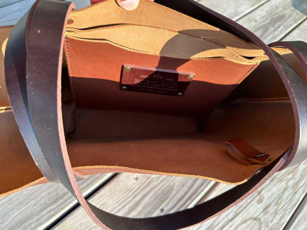 Portland Leather Leather Tote Bag - image 4