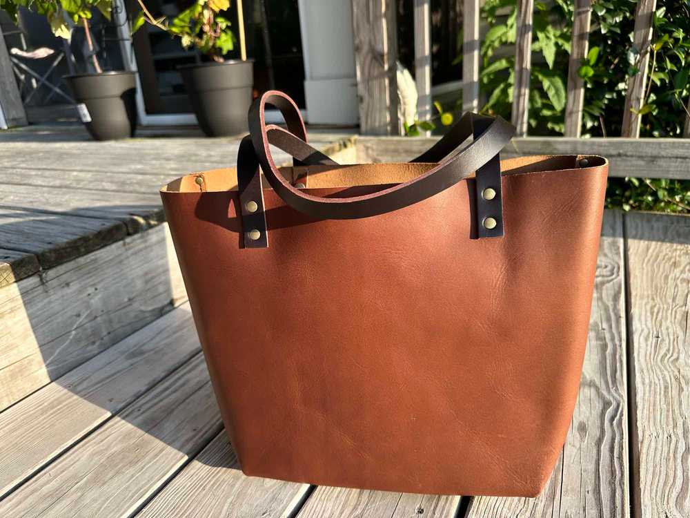 Portland Leather Leather Tote Bag - image 7