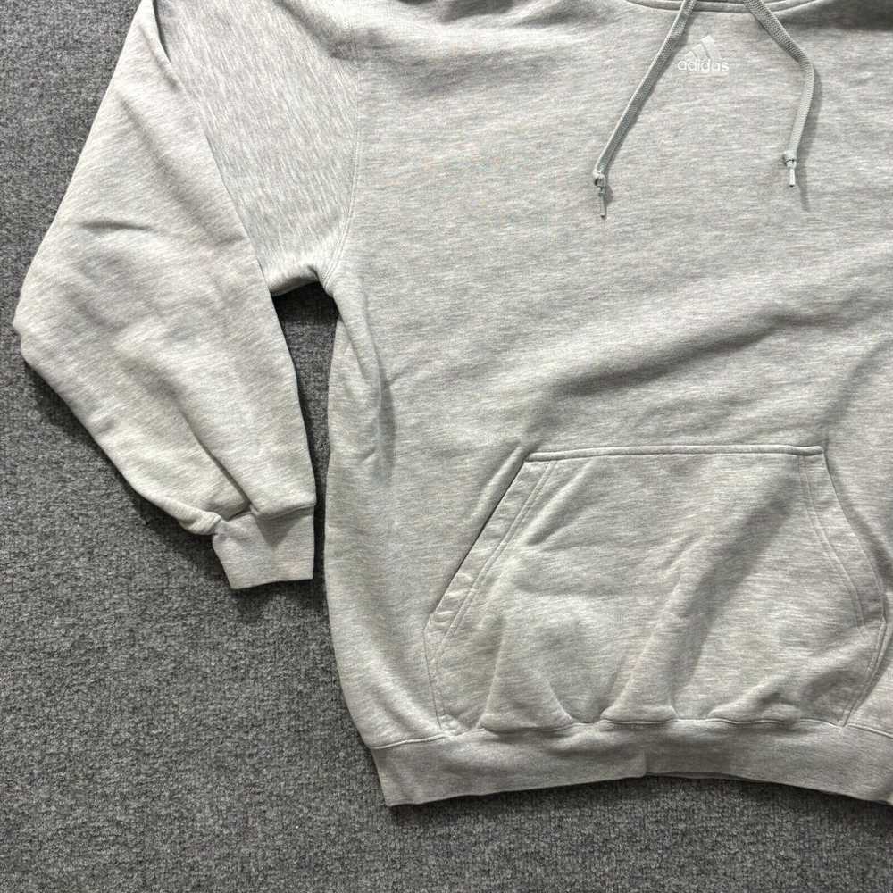 Adidas ADIDAS Hoodie Sweatshirt Men's Large Gray … - image 3