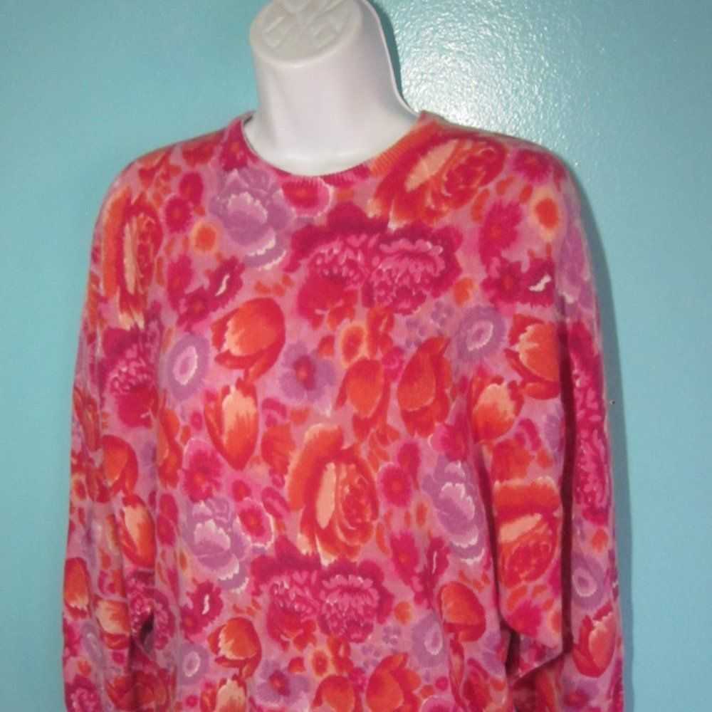 Vintage Vintage Bonwit Teller Floral Wool Blend S… - image 11