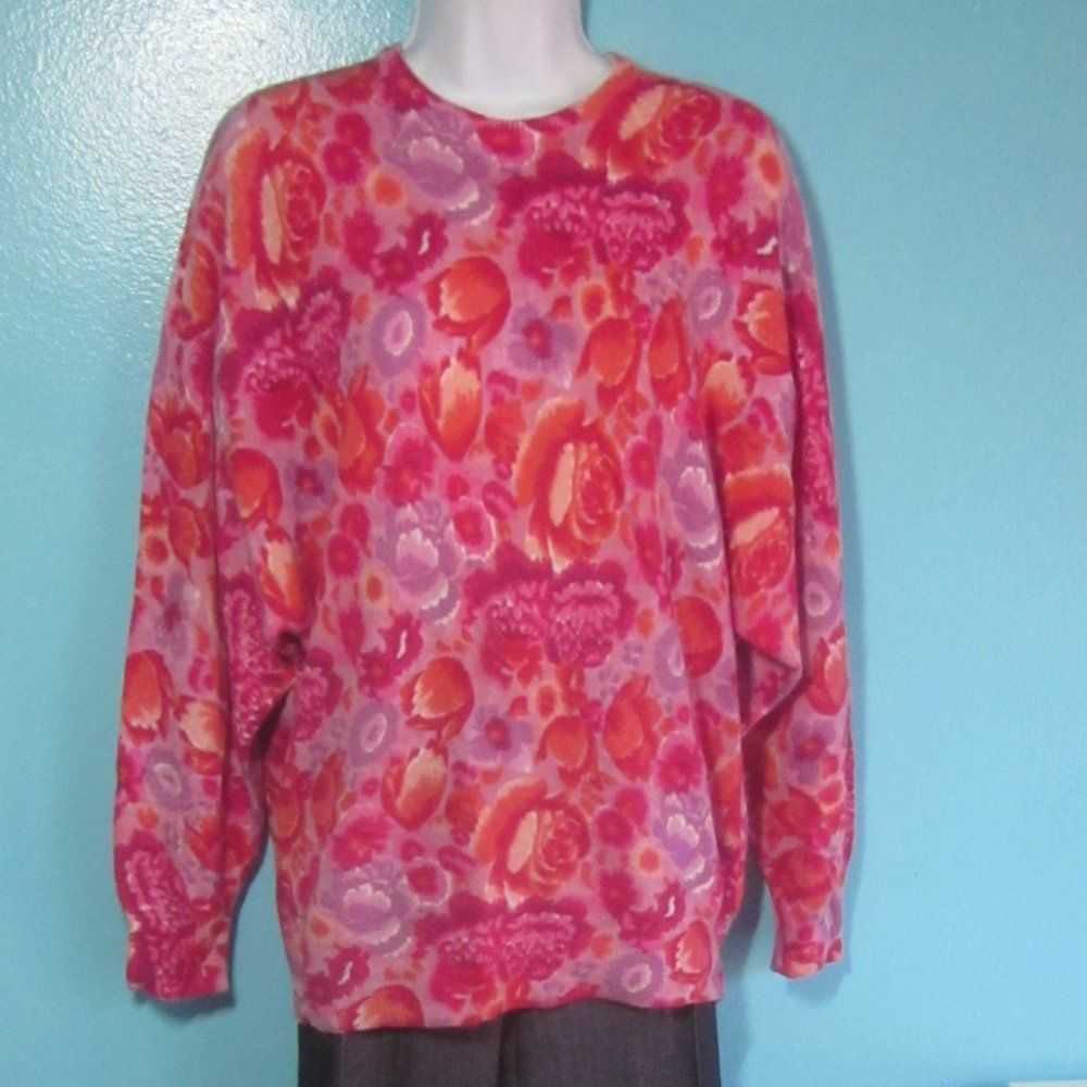 Vintage Vintage Bonwit Teller Floral Wool Blend S… - image 7