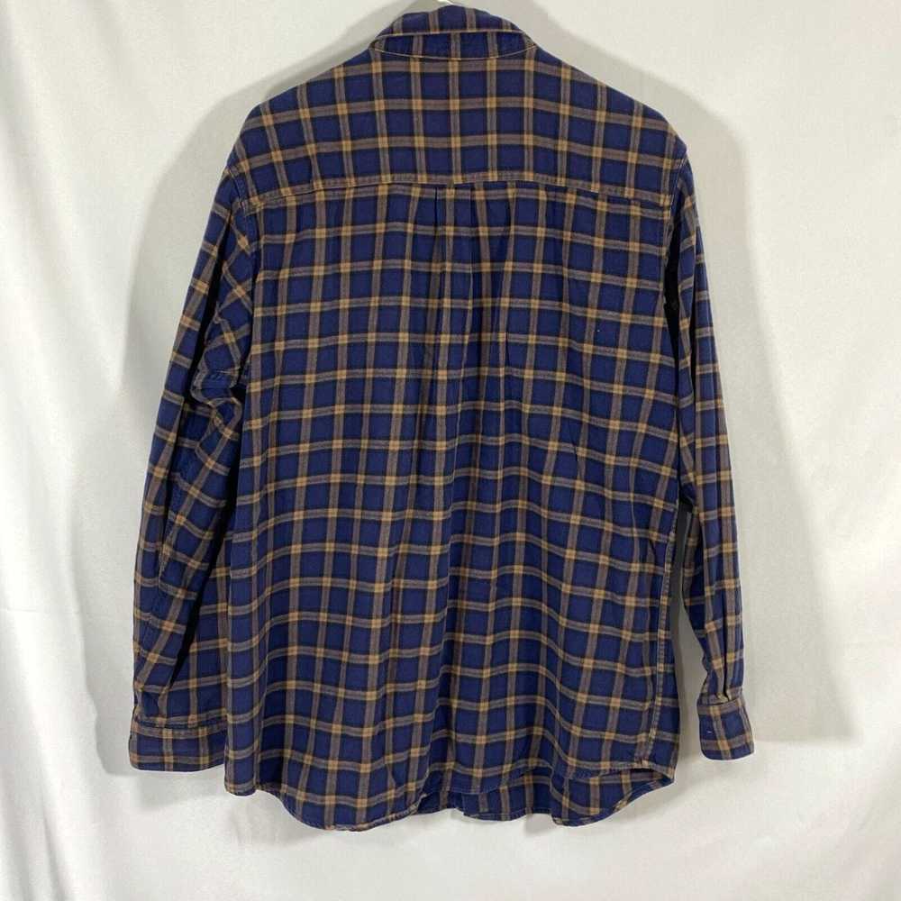 Vintage Magellan Outdoors Mens Blue Plaid Cotton … - image 2