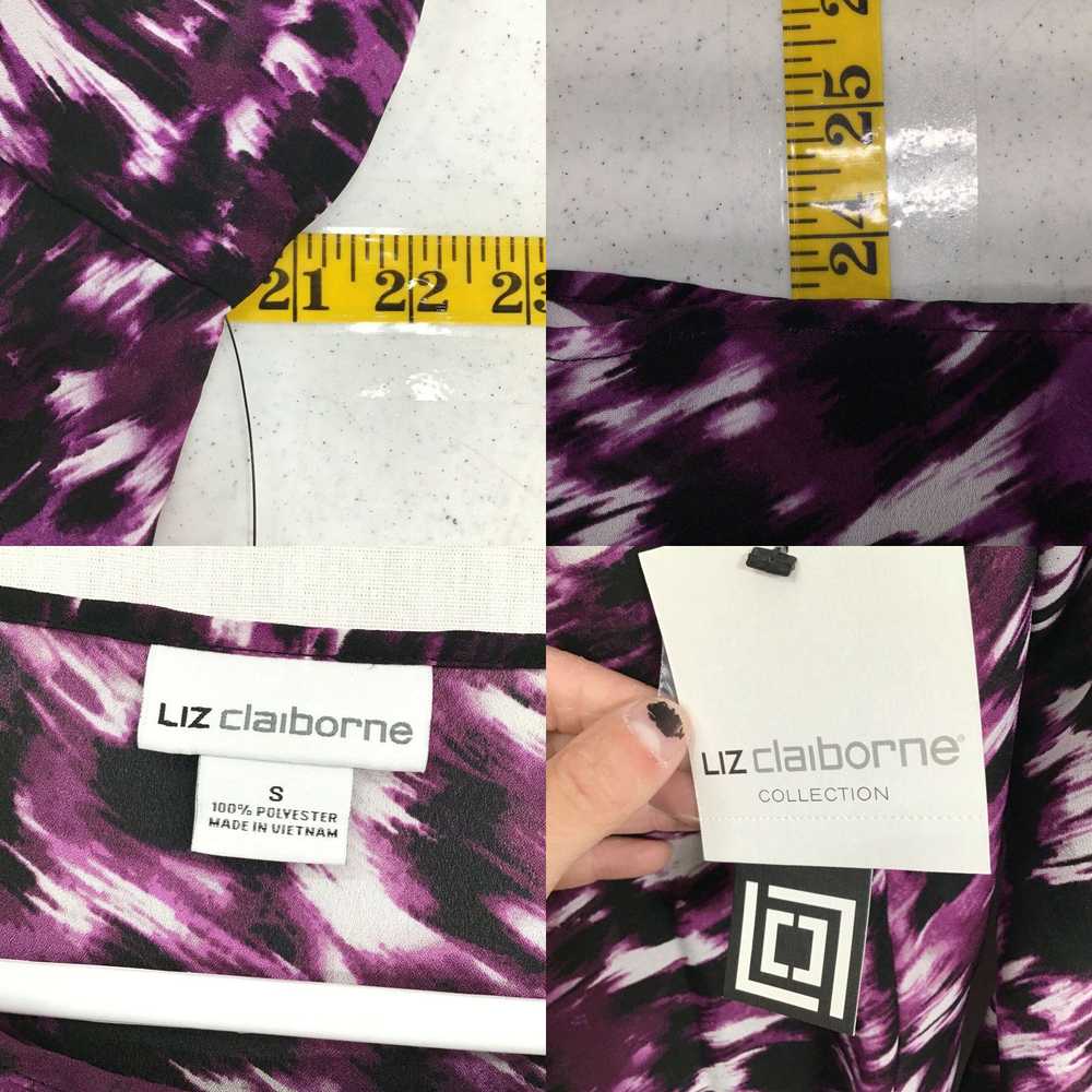 Vintage Liz Claiborne Womens Purple Animal Print … - image 4