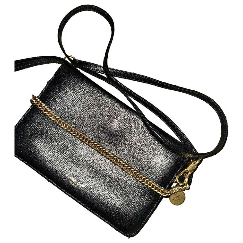 Givenchy Emblem leather clutch bag - image 1