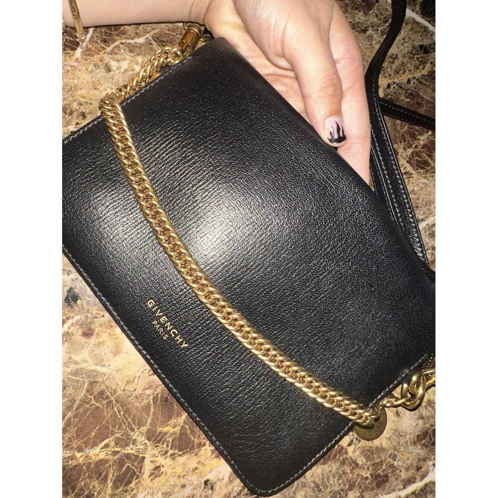 Givenchy Emblem leather clutch bag - image 4