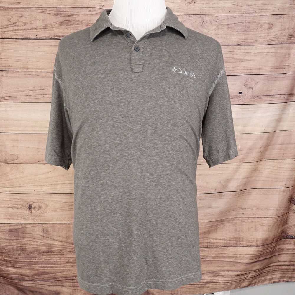 Vintage COLUMBIA SPORTSWEAR SHORT SLEEVE GREY POL… - image 3