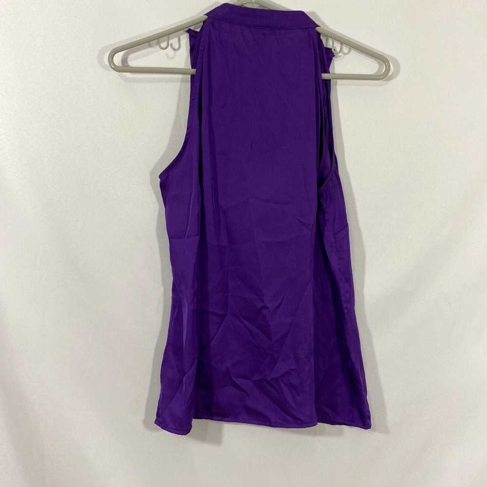 Vintage Sunny Leigh Womens Purple Sleeveless V Ne… - image 2