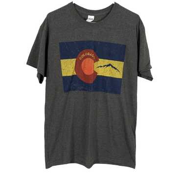 Gildan Colorado Gildan Mens Gray Crew Neck Short … - image 1