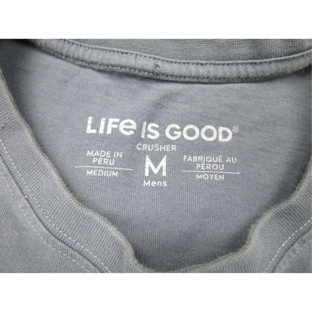 Life Is Good Mens Medium Blue Festive Holiday Sea… - image 5