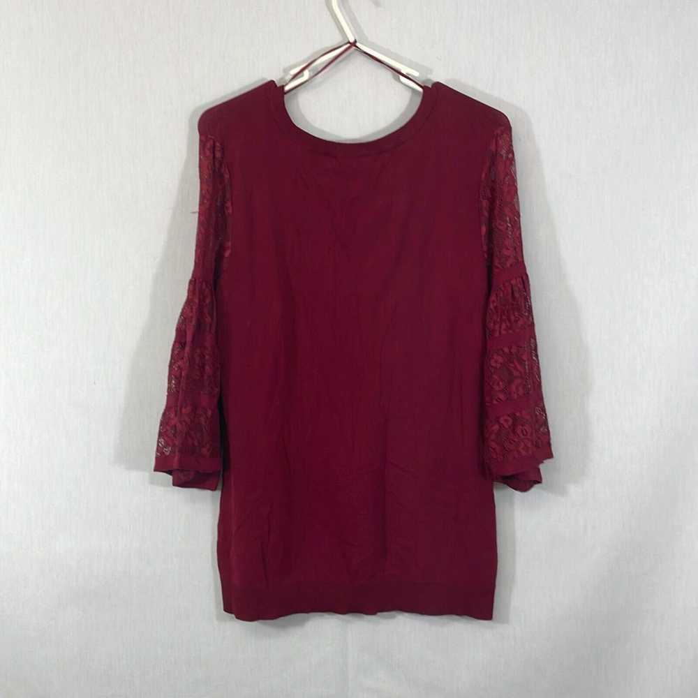 Vintage Devotion By Cyrus Womens Red Round Neck 3… - image 2