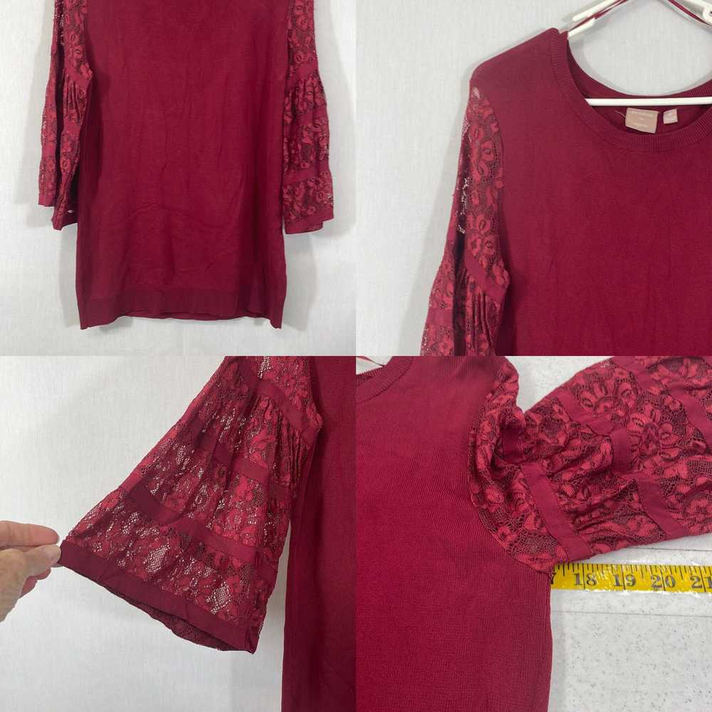 Vintage Devotion By Cyrus Womens Red Round Neck 3… - image 4